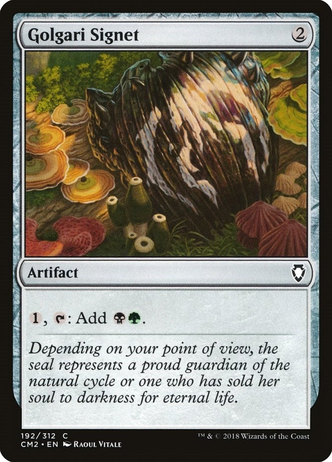 Golgari Signet (192) (192) [CM2] - MTG Single