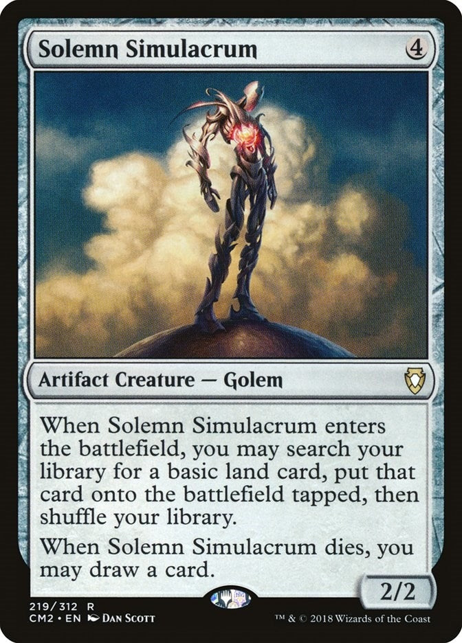 Solemn Simulacrum (219) (219) [CM2] - MTG Single