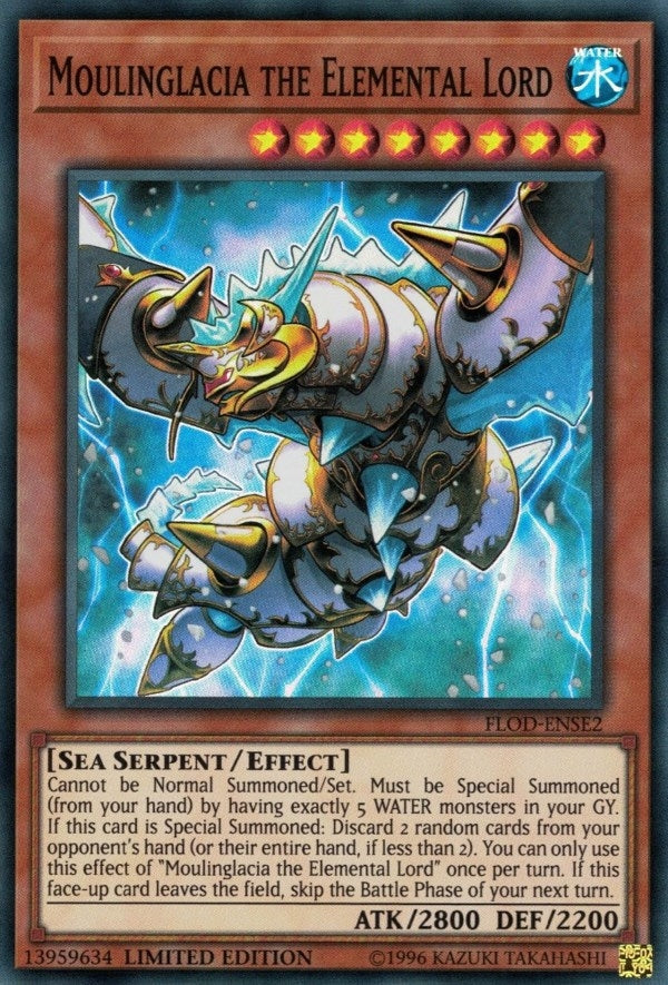 Moulinglacia the Elemental Lord (2) (FLOD) - YuGiOh Single