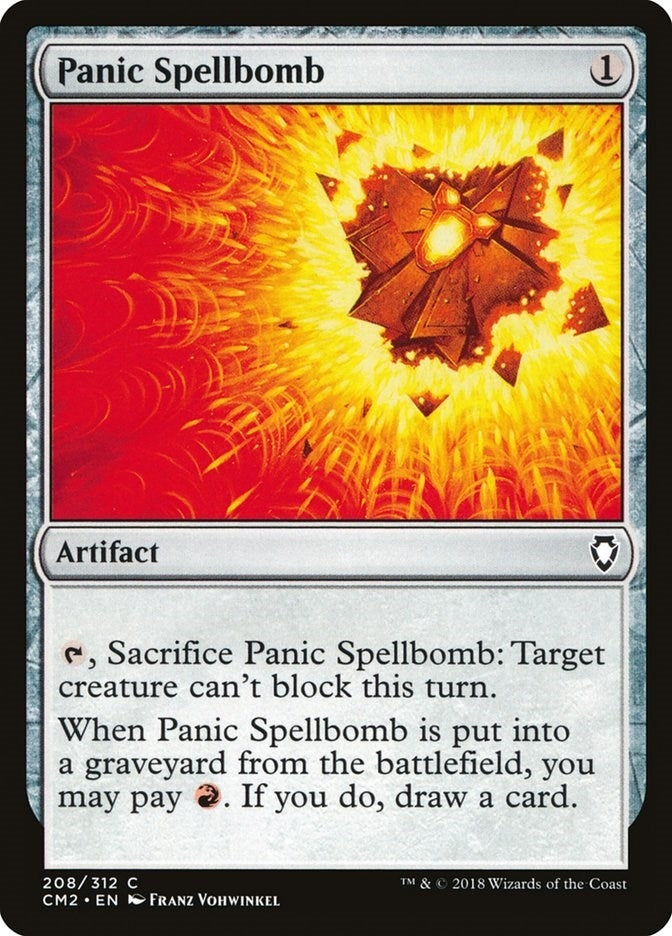Panic Spellbomb (208) [CM2] - MTG Single