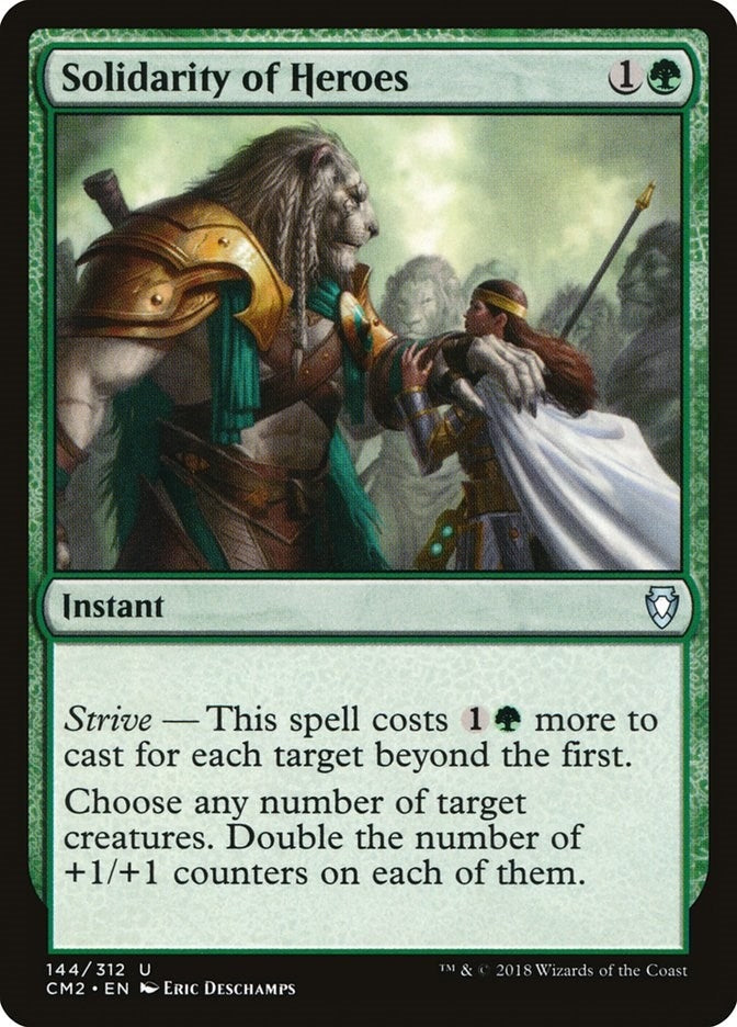 Solidarity of Heroes (144) [CM2] - MTG Single