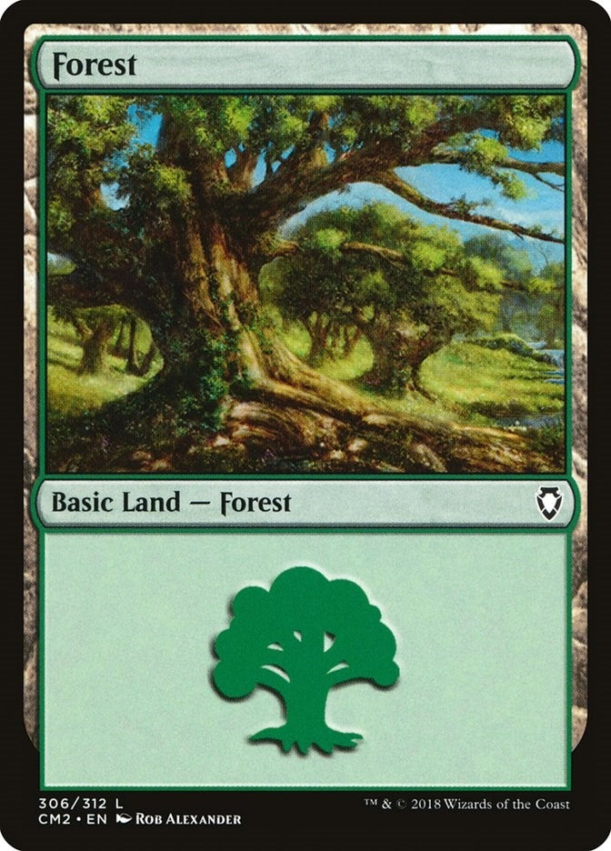 Forest (306) (306) [CM2] - MTG Single
