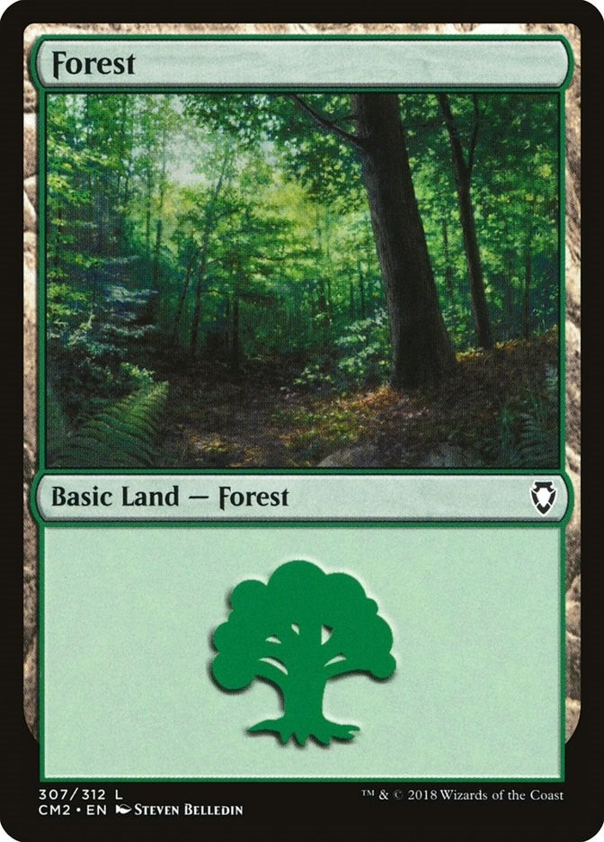Forest (307) (307) [CM2] - MTG Single