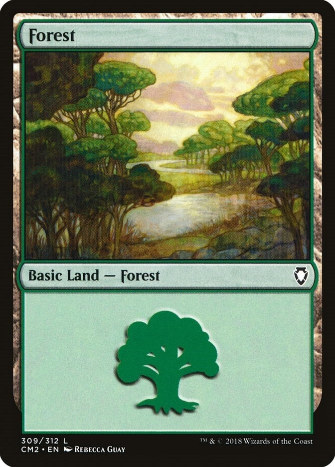 Forest (309) (309) [CM2] - MTG Single