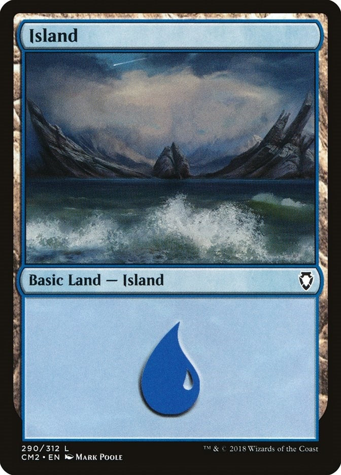 Island (290) (290) [CM2] - MTG Single