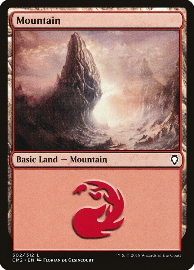 Mountain (302) (302) [CM2] - MTG Single