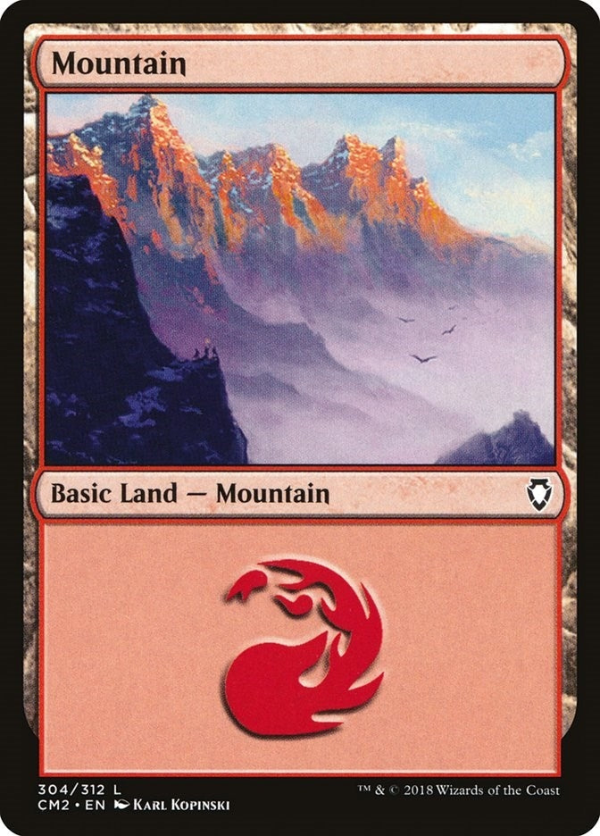 Mountain (304) (304) [CM2] - MTG Single