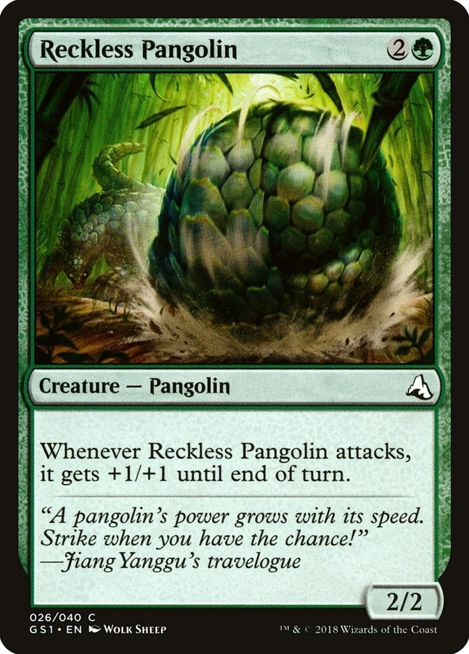 Reckless Pangolin (26) [GS1] - MTG Single