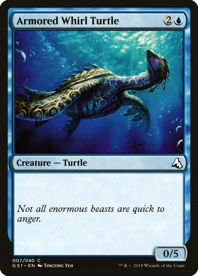 Armored Whirl Turtle (7) [GS1] - MTG Single