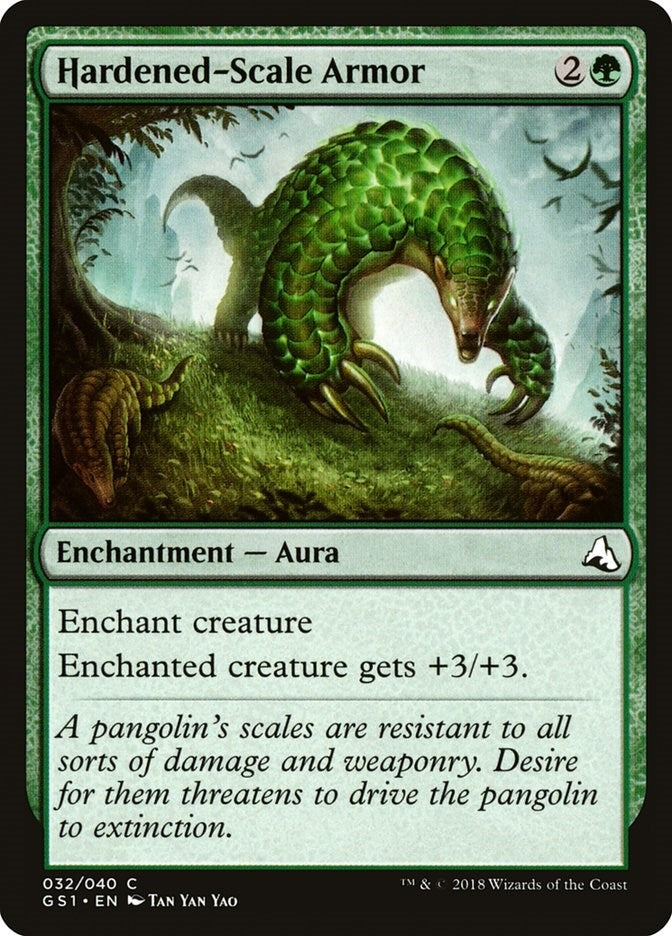 Hardened-Scale Armor (32) [GS1] - MTG Single
