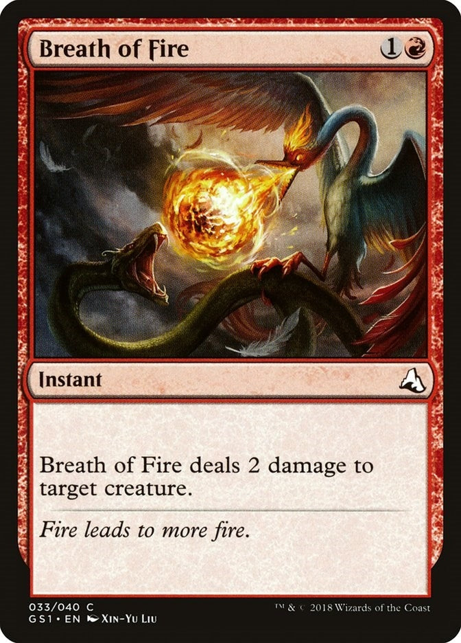 Breath of Fire (33) [GS1] - MTG Single