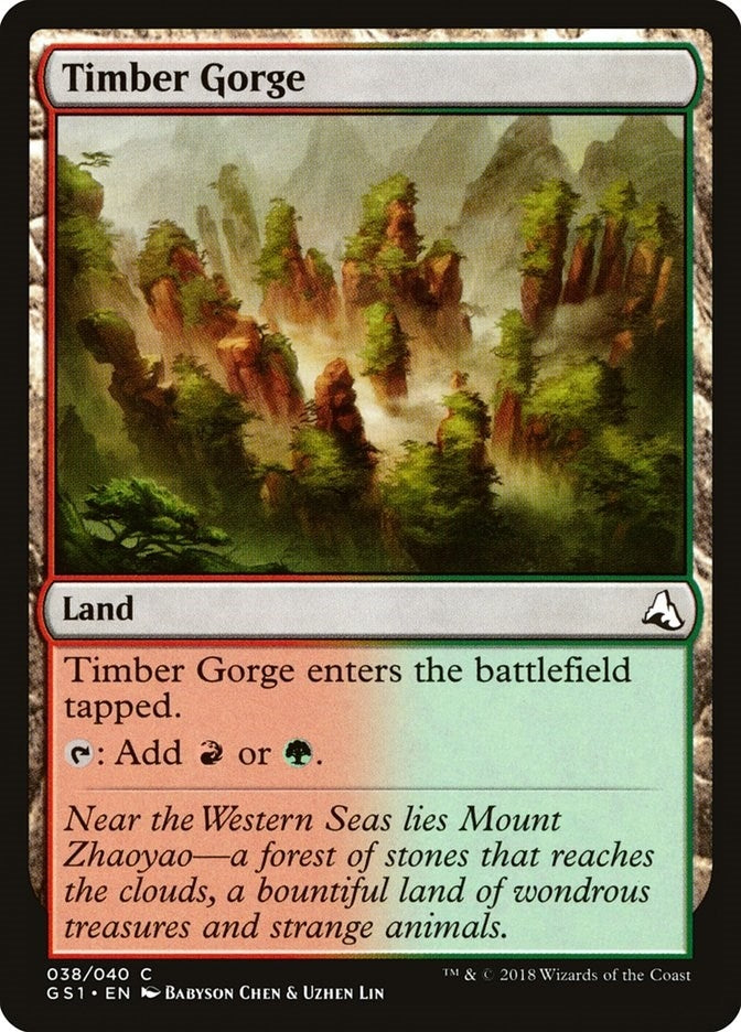 Timber Gorge (38) [GS1] - MTG Single