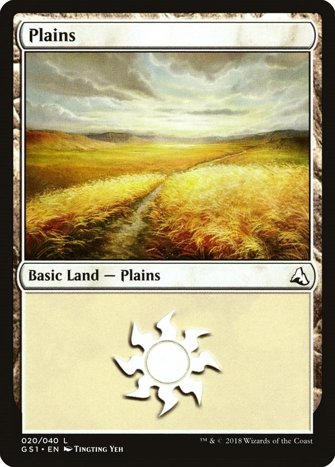 Plains (20) [GS1] - MTG Single