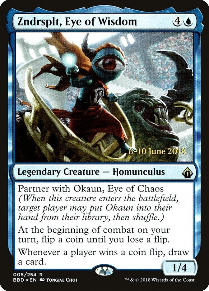 Zndrsplt Eye of Wisdom (5) [LARP] - MTG Single