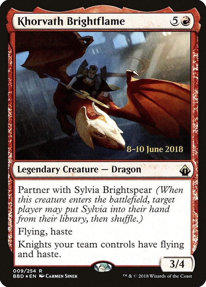 Khorvath Brightflame (9) [LARP] - MTG Single