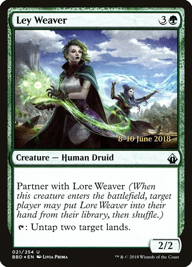 Ley Weaver (21) [LARP] - MTG Single