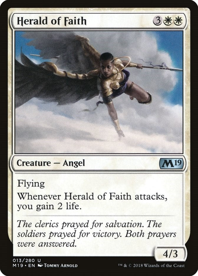 Herald of Faith (13) [M19] - MTG Single