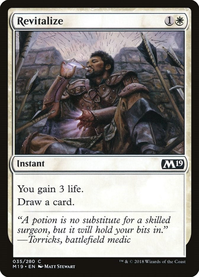 Revitalize (35) [M19] - MTG Single
