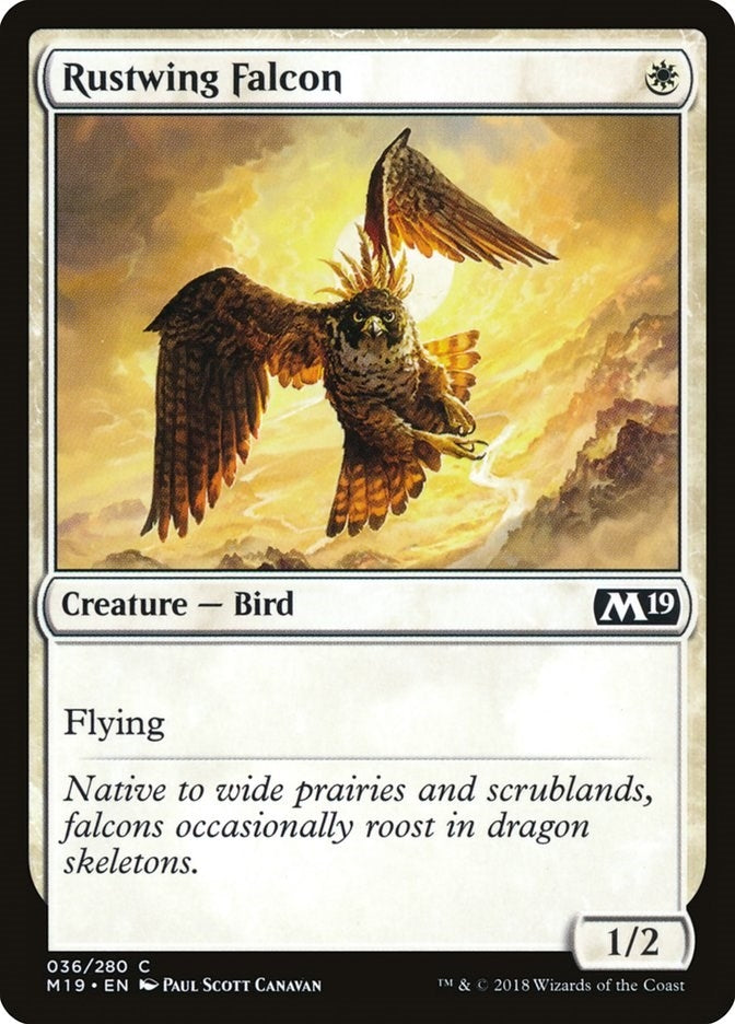 Rustwing Falcon (36) [M19] - MTG Single