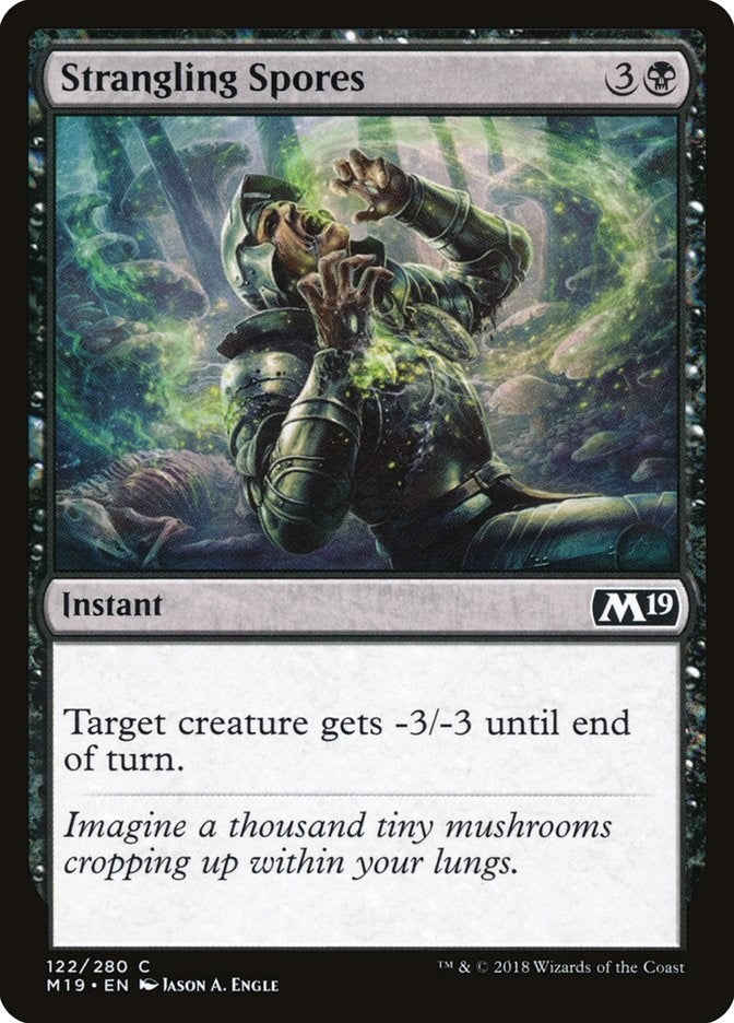 Strangling Spores (122) [M19] - MTG Single