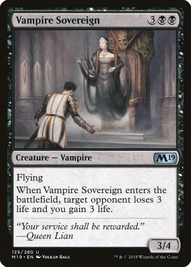 Vampire Sovereign (125) [M19] - MTG Single