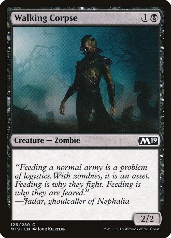 Walking Corpse (126) [M19] - MTG Single