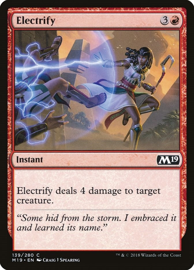 Electrify (139) [M19] - MTG Single