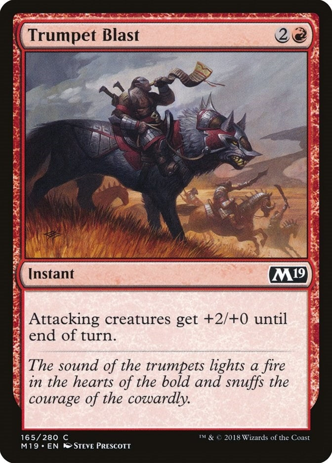 Trumpet Blast (165) [M19] - MTG Single