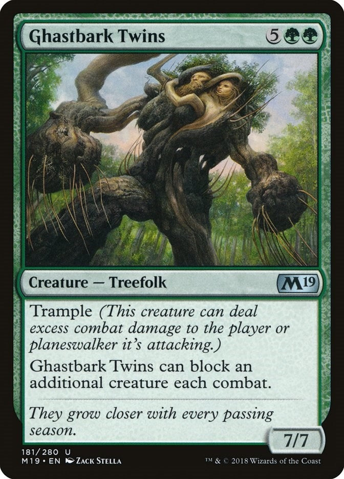 Ghastbark Twins (181) [M19] - MTG Single