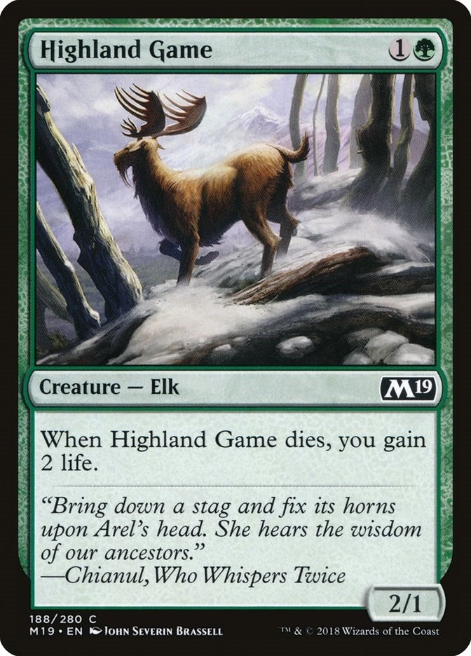 Highland Game (188) [M19] - MTG Single