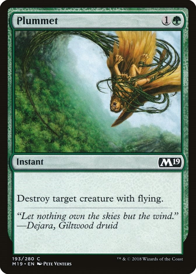 Plummet (193) [M19] - MTG Single