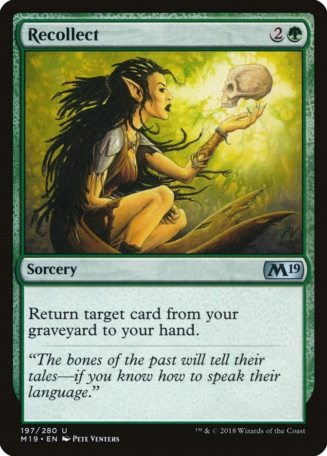 Recollect (197) [M19] - MTG Single
