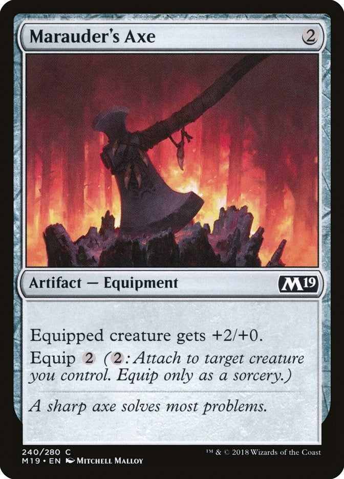 Marauder’s Axe (240) [M19] - MTG Single