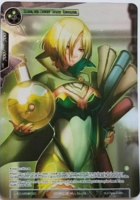 Rachel the Ancient Library Researcher - SOUVENIR-020 (20) [PRO] - Force of Will Single