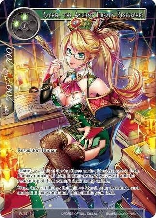 Rachel the Ancient Library Researcher - RL1811-1 (18111) [PRO] - Force of Will Single