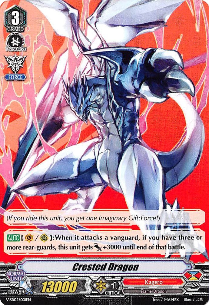 Crested Dragon (2001) [V-SD02] - Cardfight Vanguard Single