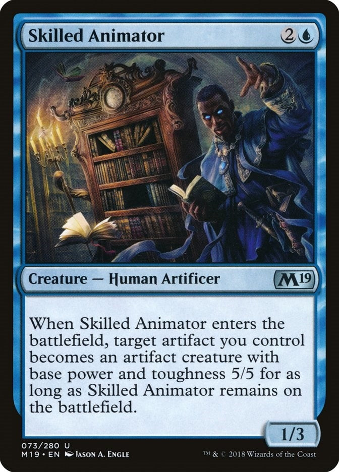 Skilled Animator (73) [M19] - MTG Single