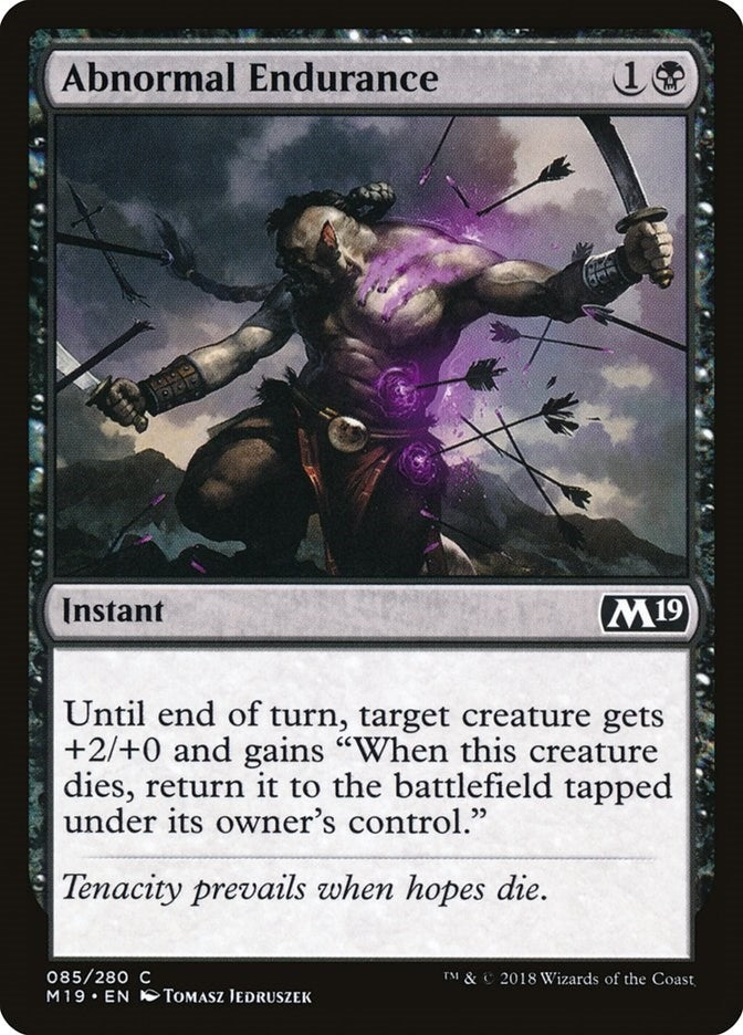 Abnormal Endurance (85) [M19] - MTG Single
