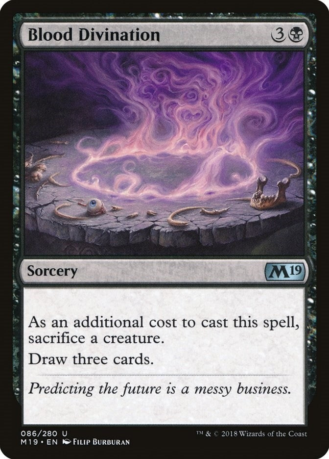 Blood Divination (86) [M19] - MTG Single