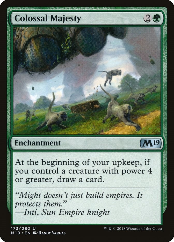 Colossal Majesty (173) [M19] - MTG Single