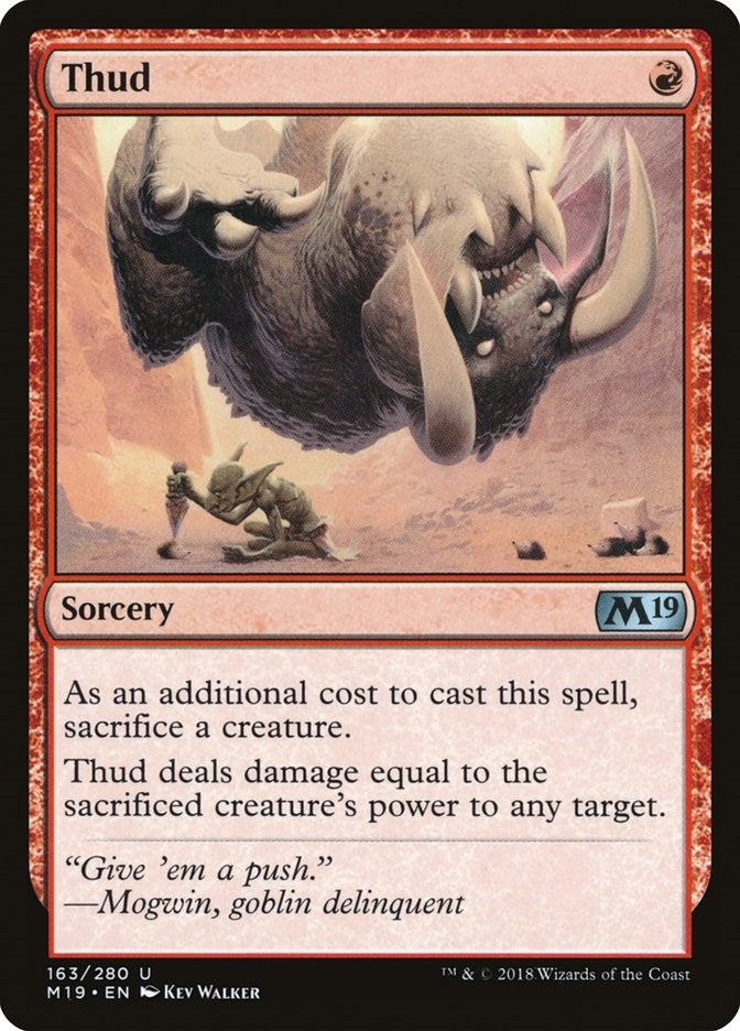 Thud (163) [M19] - MTG Single