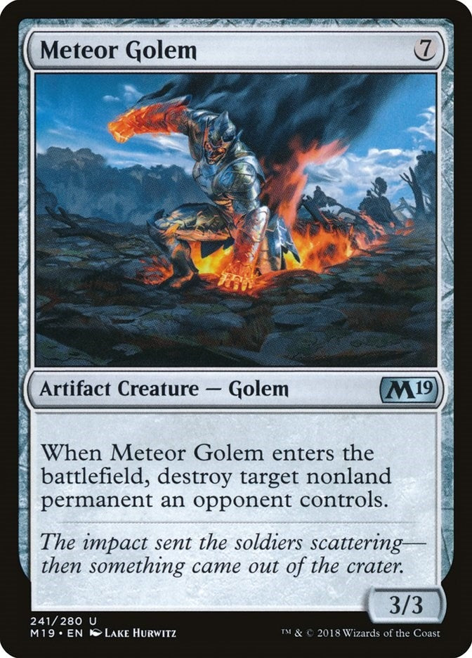 Meteor Golem (241) [M19] - MTG Single