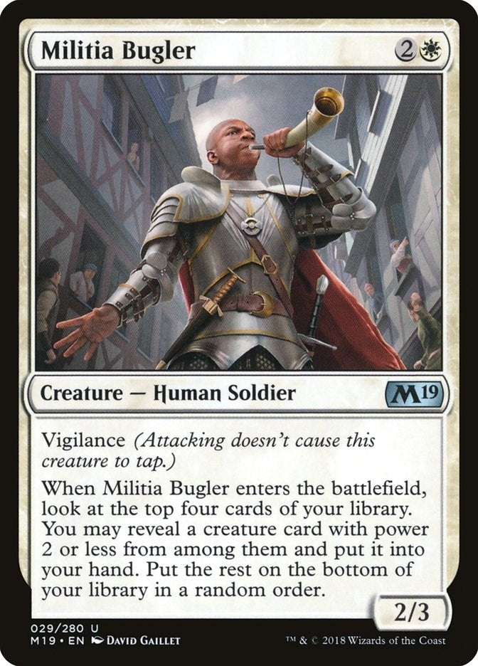 Militia Bugler (29) [M19] - MTG Single
