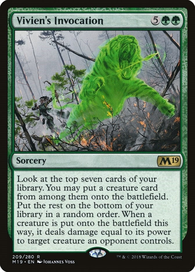 Vivien’s Invocation (209) [M19] - MTG Single