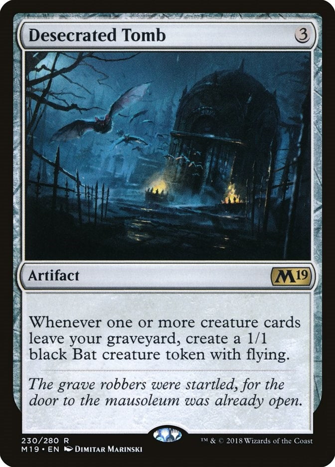 Desecrated Tomb (230) [M19] - MTG Single
