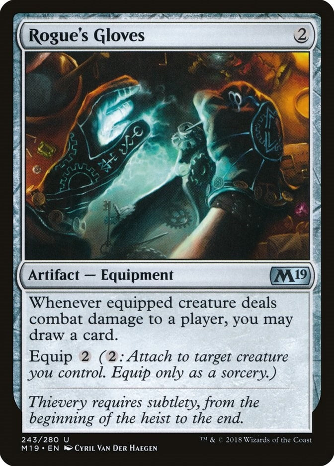 Rogue’s Gloves (243) [M19] - MTG Single