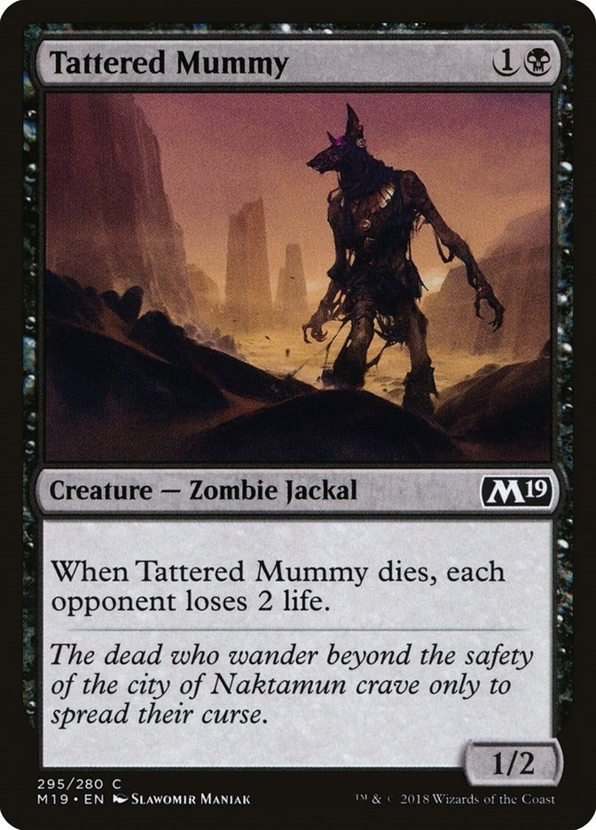 Tattered Mummy (295) [M19] - MTG Single