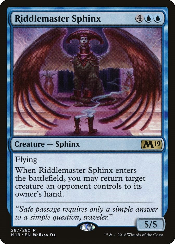 Riddlemaster Sphinx (287) [M19] - MTG Single