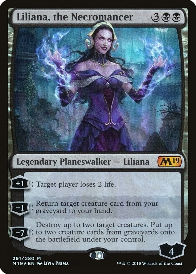 Liliana the Necromancer (291) [M19] - MTG Single
