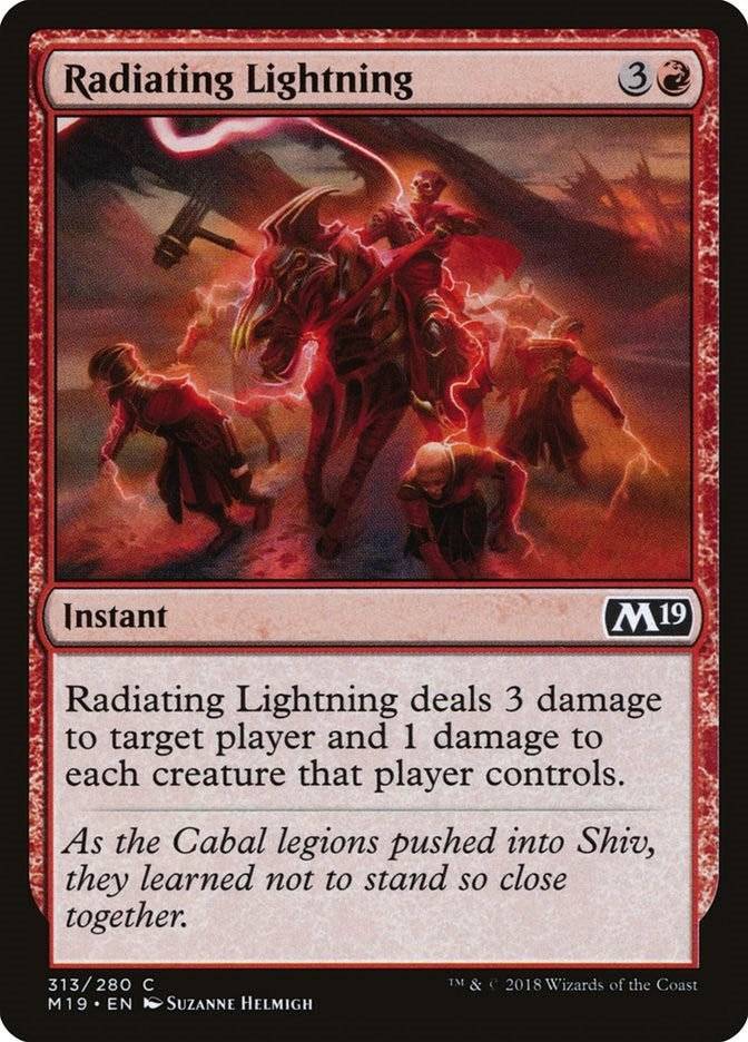 Radiating Lightning (313) [M19] - MTG Single